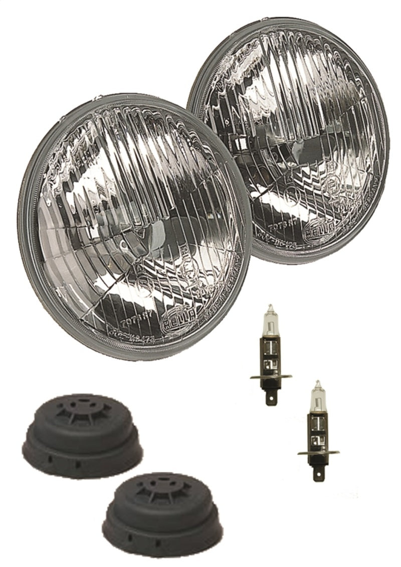 Hella 135mm H1 12V 55W High Beam Head Lamp Twin Kit-thumbmail-2