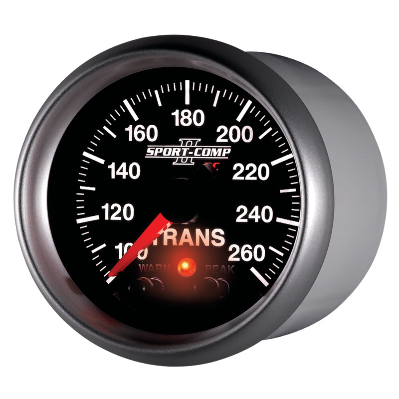 Autometer Elite 52.4mm 100-260F Transmission Temprature Peak & Warn w/ Electronic Control Gauge-thumbmail-2