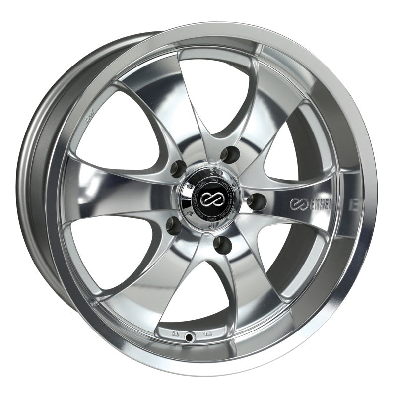 Enkei M6 Universal Truck&SUV 18x8.5 30mm Offset 6x135 Bolt Pattern 87mm Bore Mirror Finish Wheel-thumbmail-1