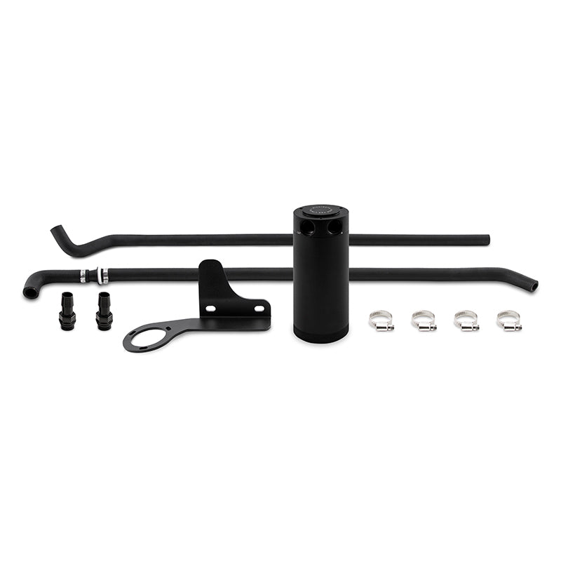 Mishimoto 07-13 Mazda Mazdaspeed3 Baffled Oil Catch Can Kit - Black (PCV Side)-thumbmail-1