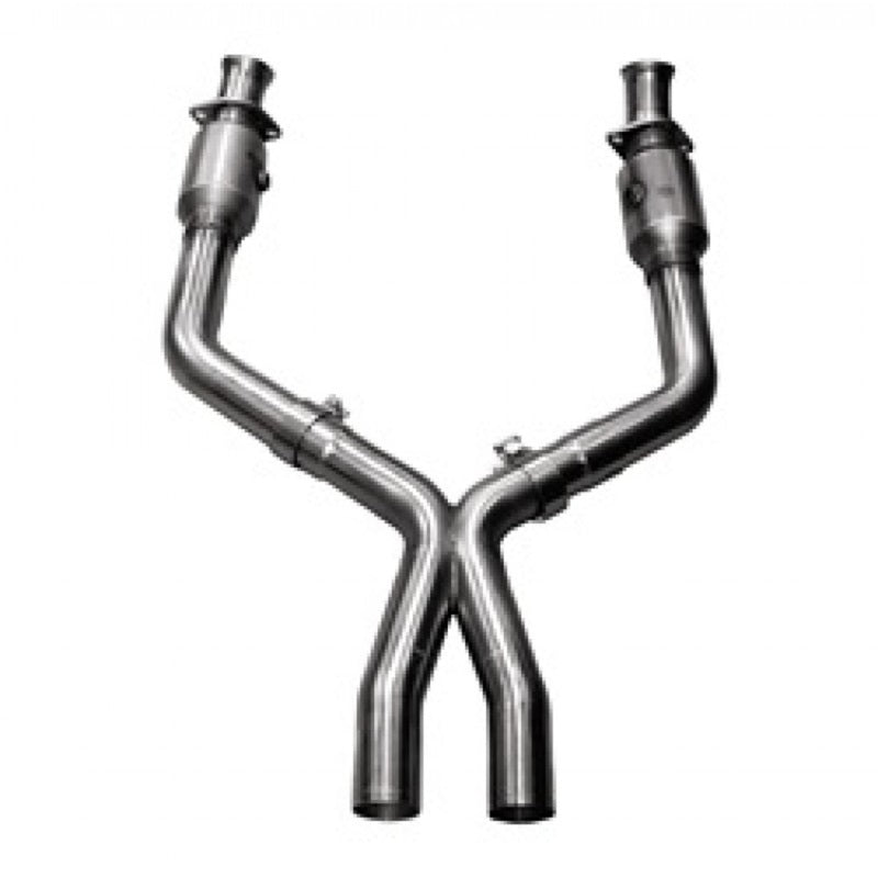 Kooks 05-10 Ford Mustang GT 4.6L 3V Auto/Manual 2 1/2in x 2 1/2in OEM Cat X Pipe Kooks HDR Req-thumbmail-1