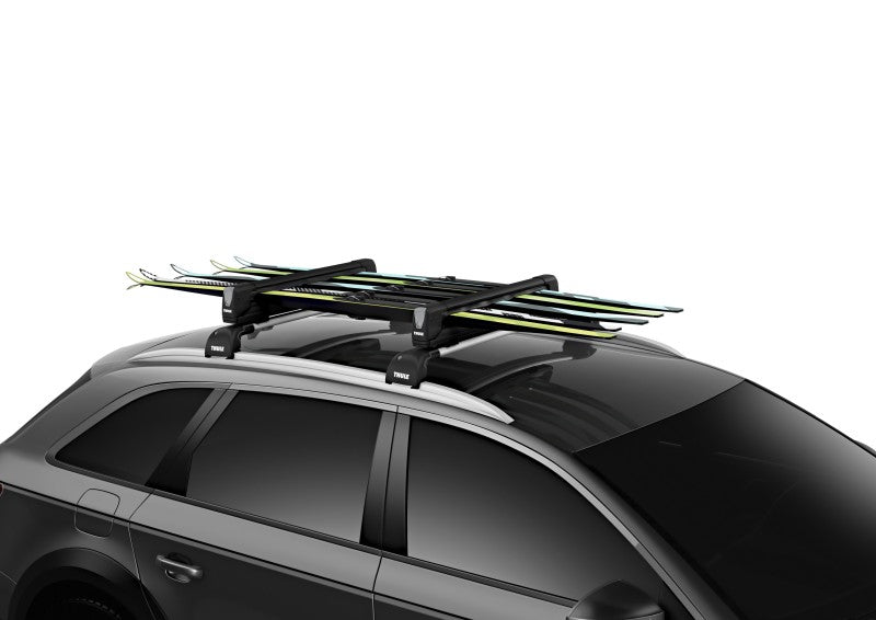 Thule SnowPack Extender Slide-out Ski/Snowboard Rack (Up to 6 Pair Skis/4 Snowboards) - Black-thumbmail-13