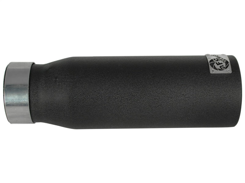 aFe MACHForce XP Exhausts Tips SS-304 EXH Tip 3in x 4Out x 12L Bolt-On (blk)-thumbmail-2