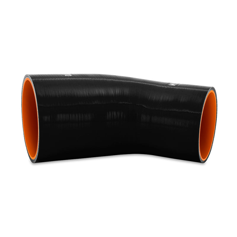Mishimoto Silicone Reducer Coupler 45 Degree 3.5in to 4in - Black-thumbmail-2