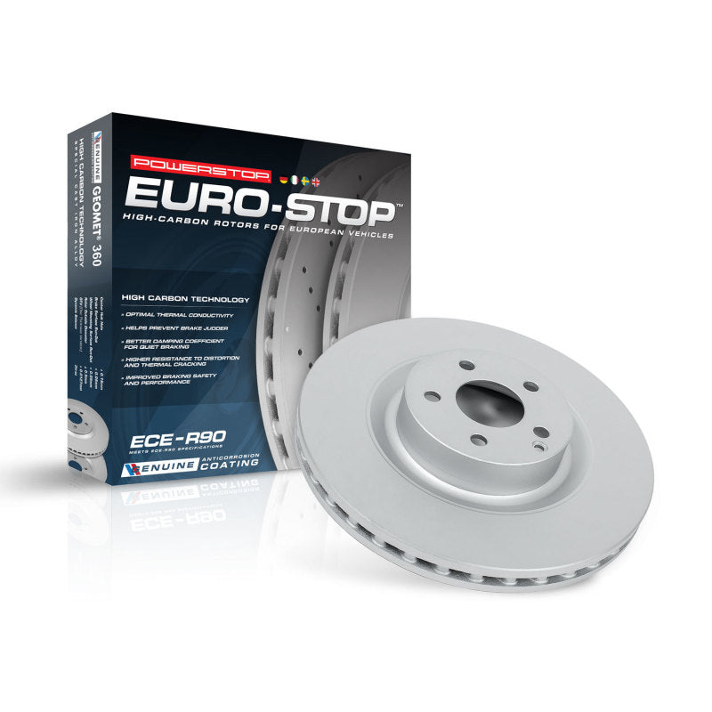 Power Stop 14-19 Jaguar F-Type Front Evolution High Carbon Geomet Coated Rotor-thumbmail-4
