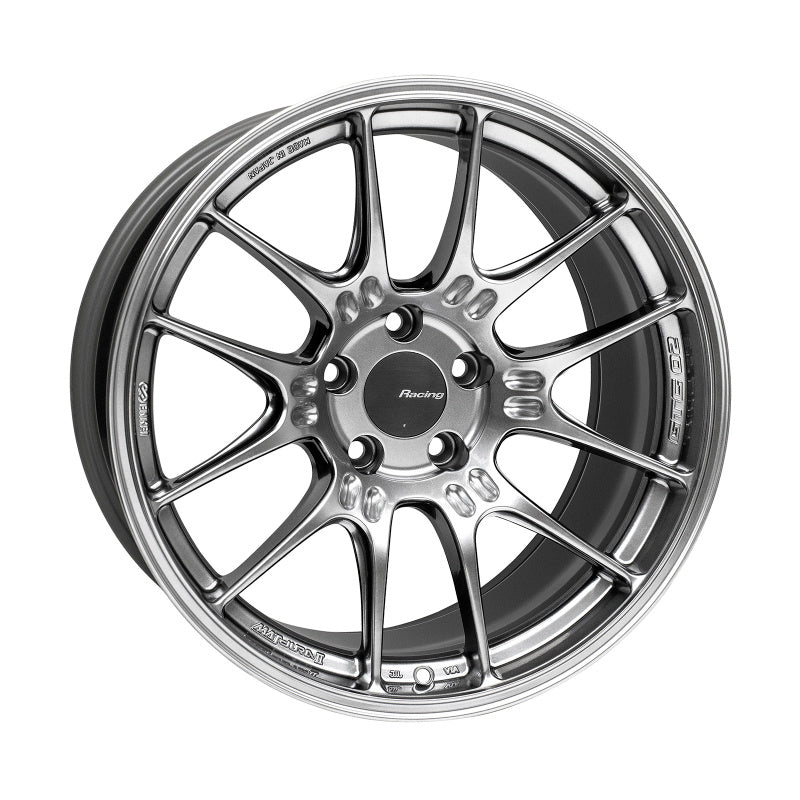 Enkei GTC02 18x9.5 5x114.3 15mm Offset 75mm Bore Hyper Silver Wheel-thumbmail-1