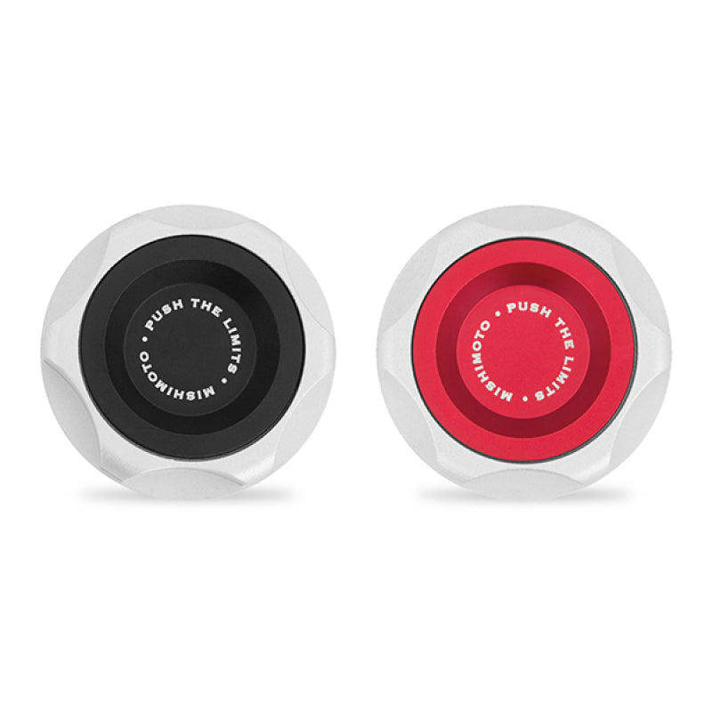 Mishimoto 87-01 Ford Mustang Oil FIller Cap - Red-thumbmail-1