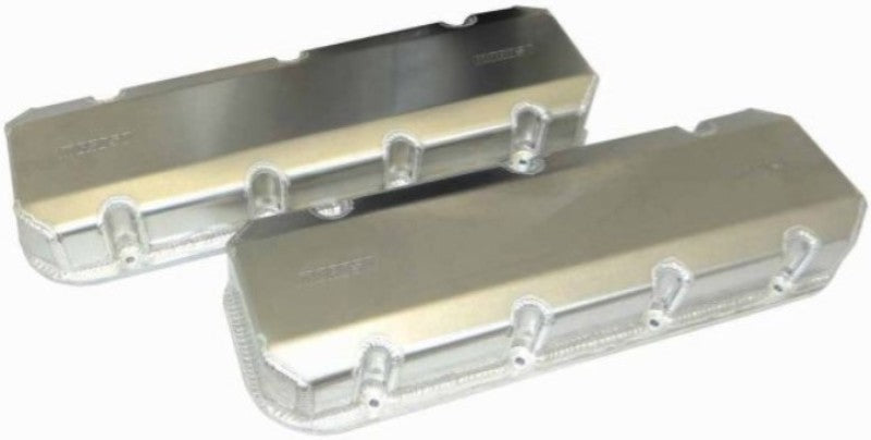 Moroso Chevrolet Big Block Valve Cover w/Billet Rail - 3in - Exhaust & Intake Pockets - Aluminum-thumbmail-1