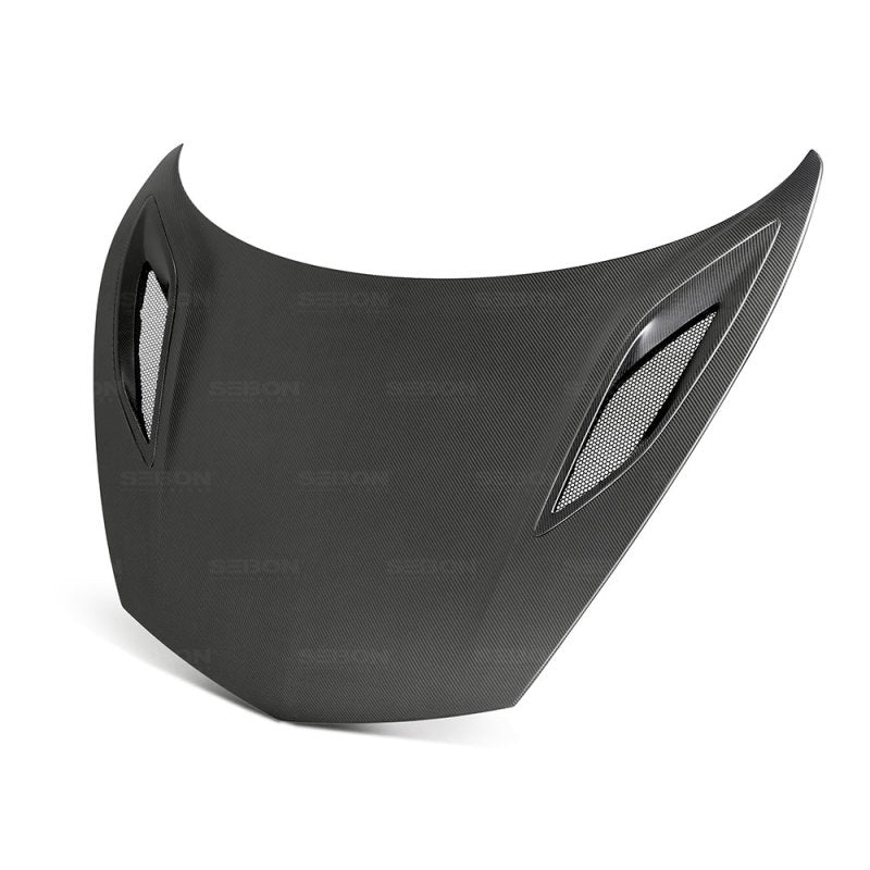 Seibon 17-18 Acura NSX OEM-style Dry Carbon Hood-thumbmail-3