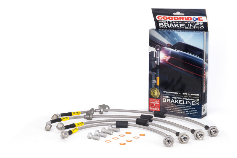 Goodridge 15-17 Hyundai Genesis Sedan AWD SS Brake Line Kit-thumbmail-3