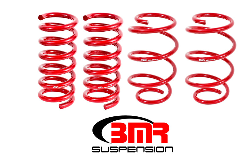 BMR 15-17 S550 Mustang Performance Version Lowering Springs (Set Of 4) - Red-thumbmail-1