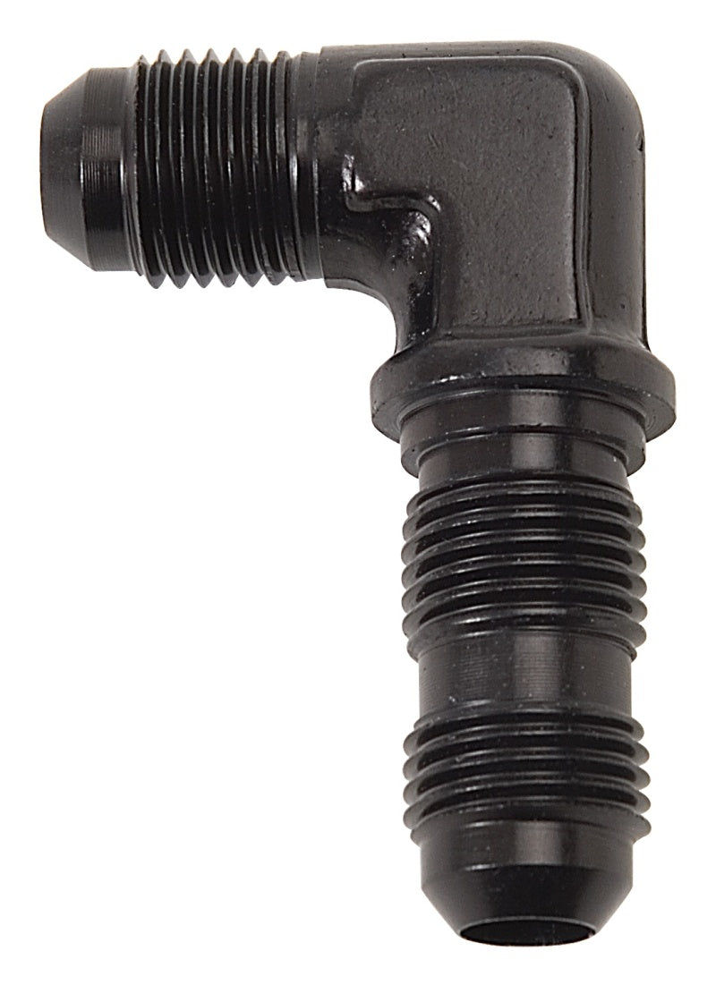 Russell Performance -6 AN 90 Degree Flare Bulkhead (Black)-thumbmail-2
