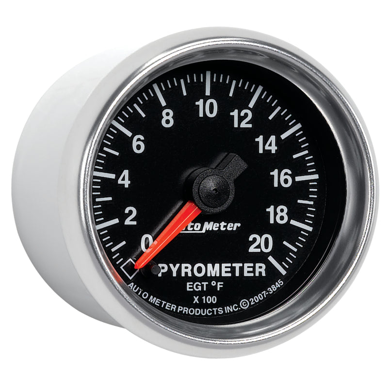 Autometer GS 0-2000 degree F Full Sweep Electronic Pyrometer Gauge-thumbmail-3