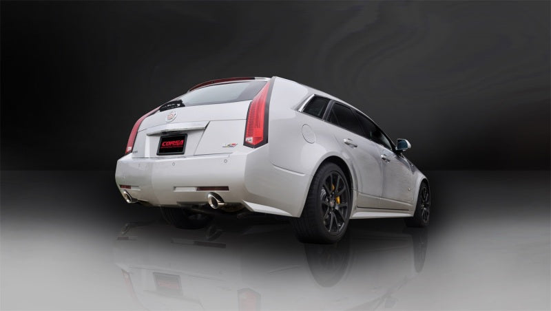 Corsa 11-13 Cadillac CTS Wagon V 6.2L V8 Polished Sport Axle-Back Exhaust-thumbmail-5