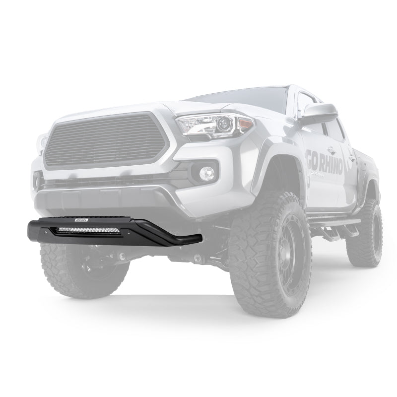 Go Rhino RC3 LR Bull Bar Light-Ready Skid Plate (Front Guard ONLY No Lights/Brackets) - Tex. Blk-thumbmail-2