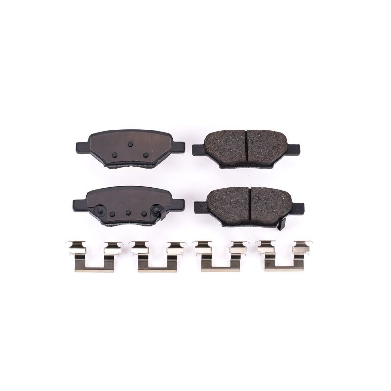 Power Stop 05-08 Chevrolet Cobalt Rear Z17 Evolution Ceramic Brake Pads w/Hardware-thumbmail-1