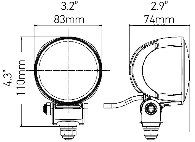 Hella Work Lamp Wa 0Gr Md1224 Lt M704 1G0-thumbmail-3