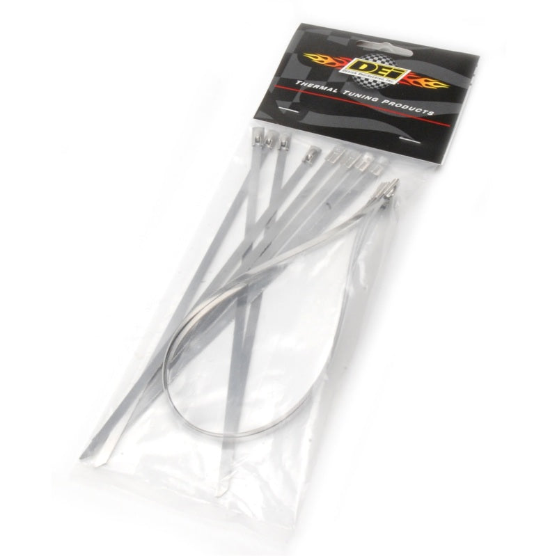 DEI Stainless Steel Positive Locking Tie Eight 1/4in (7mm) x 9in and Four 7mm x 20in-thumbmail-3