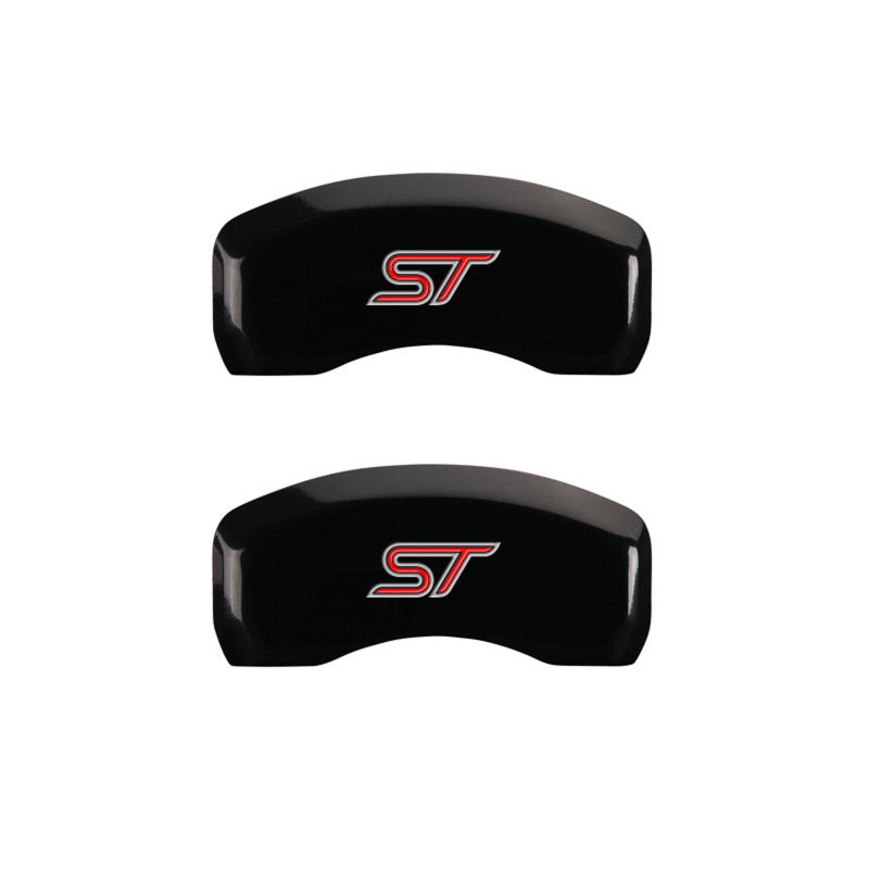 MGP 4 Caliper Covers Engraved Front & Rear No bolts/ST Black finish silver ch-thumbmail-4