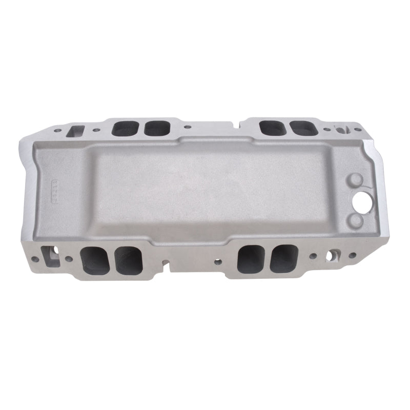 Edelbrock Manifold BBC Short Deck Super Victor 565 Conventional Rect Port Heads-thumbmail-5