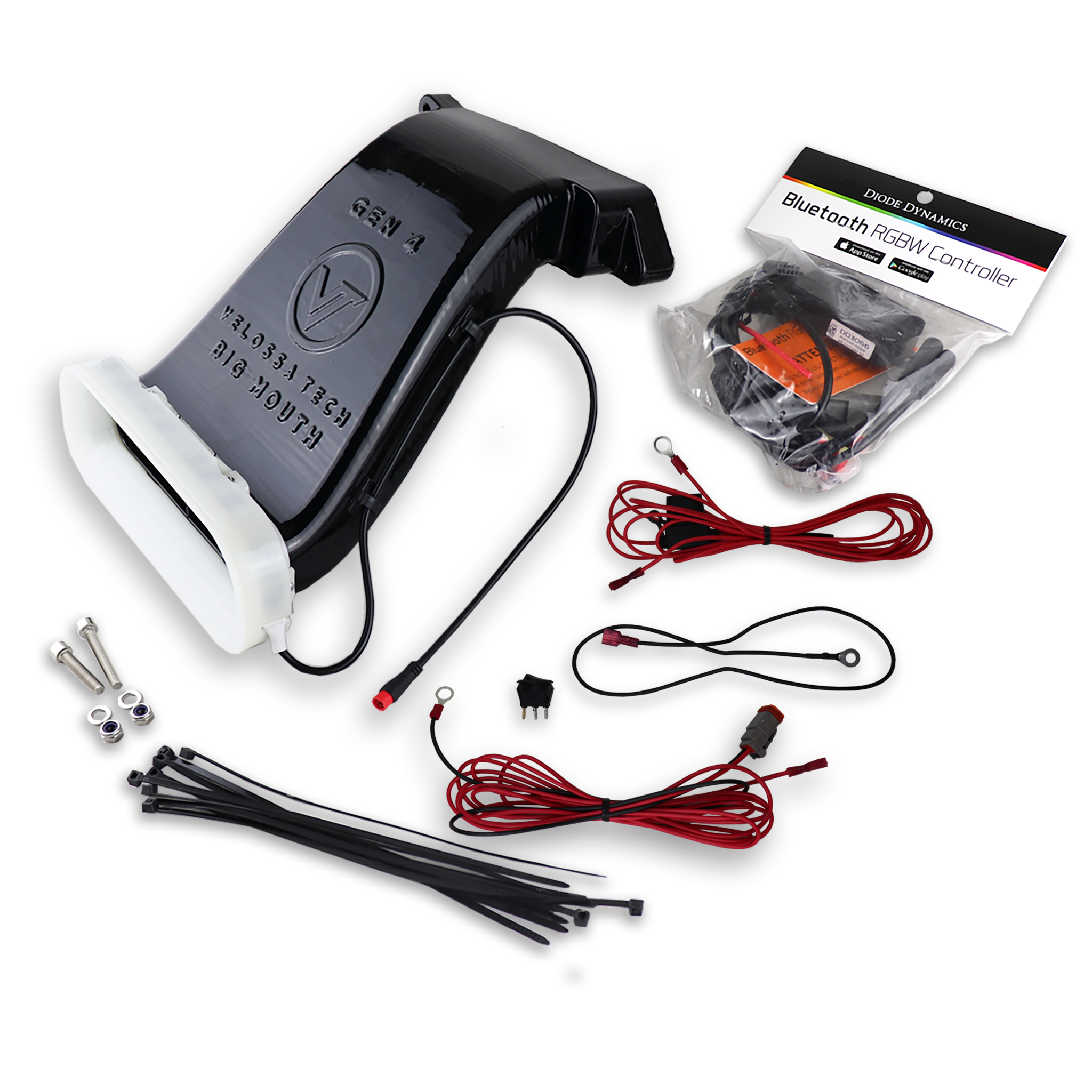 2013-2018 Ford Focus ST/SE/ST-line BIG MOUTH "LIT KIT" Ram Air Intake Snorkel | Velossa Tech Design