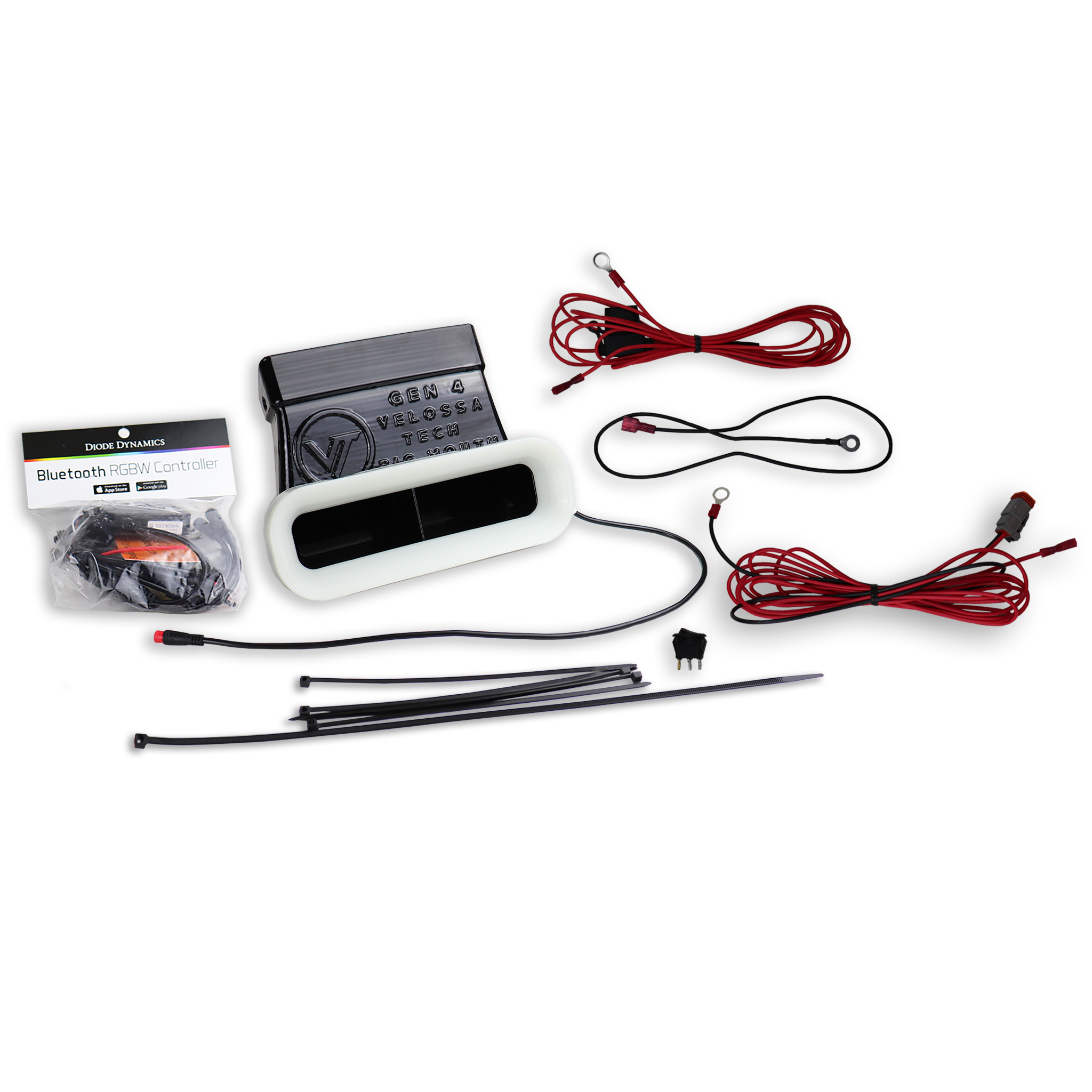 2013-2020 Ford Fusion (Gen 4 Lower Body ONLY) BIG MOUTH "LIT KIT" Ram Air Intake Snorkel (1.5L/1.6L/2.0L EcoBoost/2.5L/Sport)| Velossa Tech Design