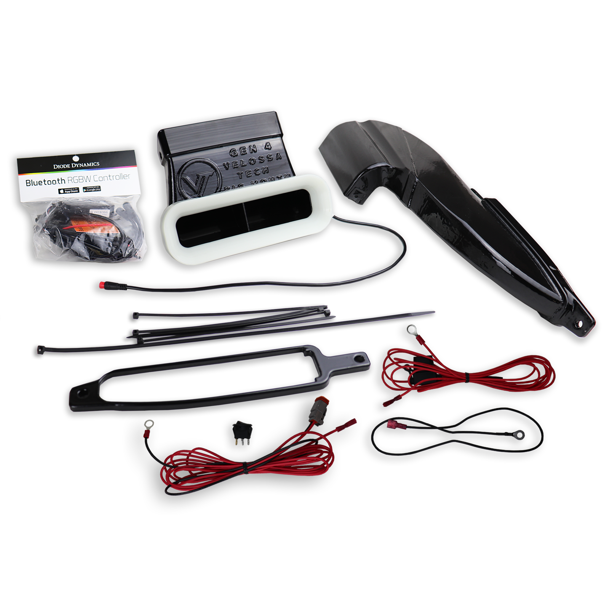 2013-2020 Ford Fusion BIG MOUTH "LIT KIT" Ram Air Intake Snorkel (1.5L/1.6L/2.0L EcoBoost/2.5L/Sport) | Velossa Tech Design