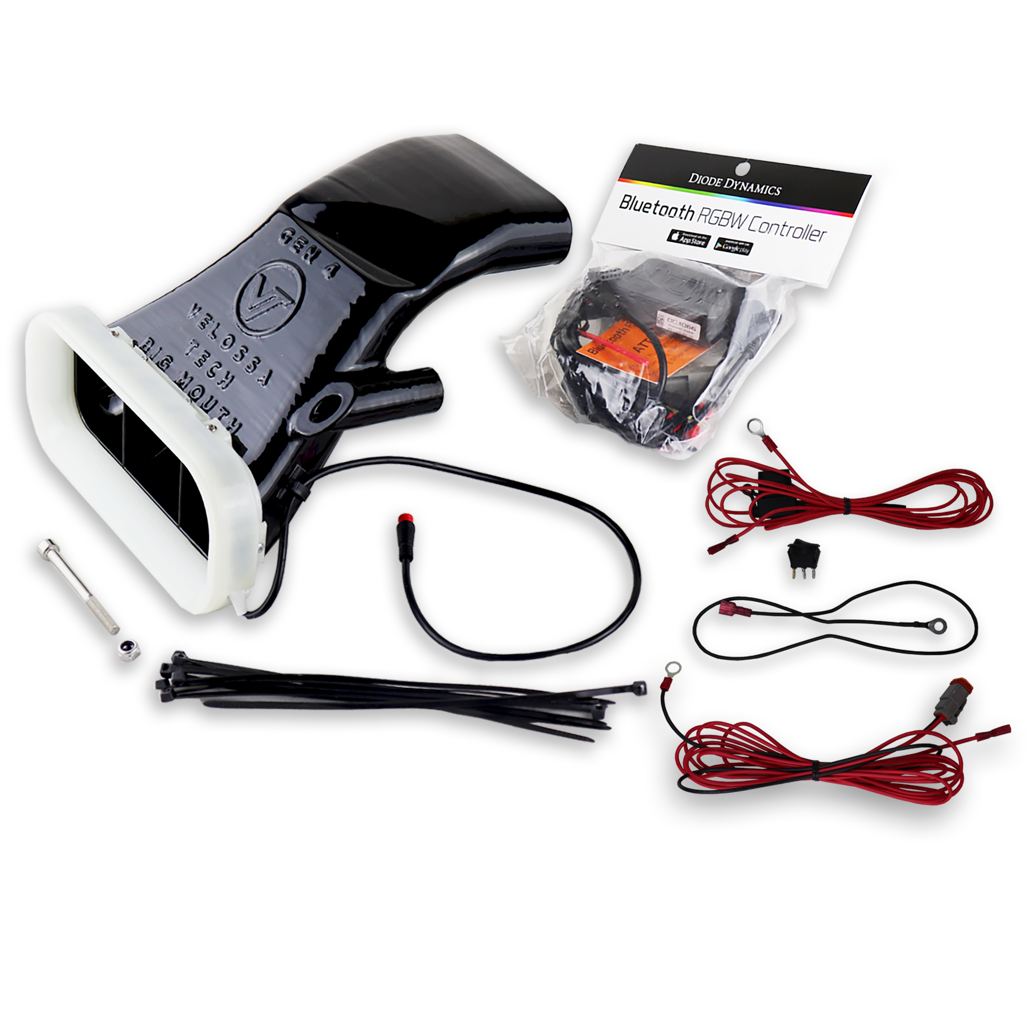 2014-2019+ Ford Fiesta ST (2018-2019 MK7 and MK7.5 only) BIG MOUTH "LIT KIT" Ram Air Intake Snorkel | Velossa Tech Design