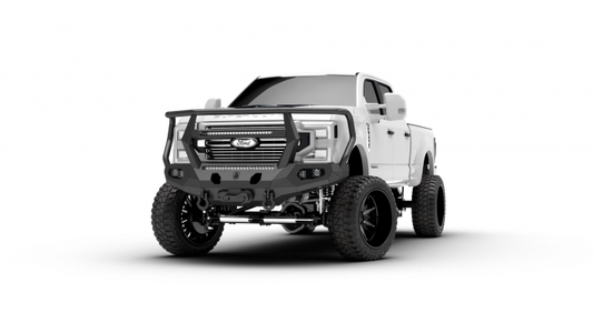 2017 Ford F250 Evolution Front Winch Bumper With Reaper Guard