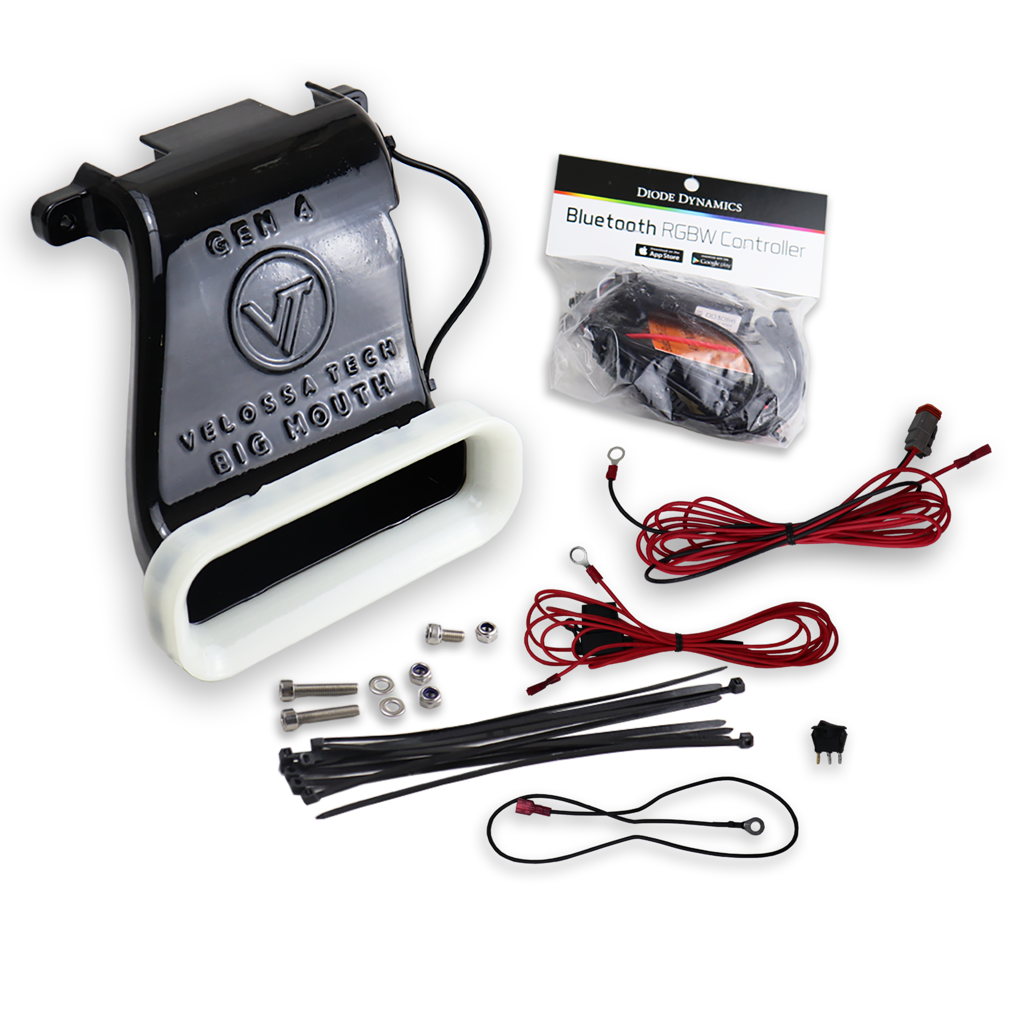 2018-2019 Hyundai Elantra GT, GT Sport and N-Line BIG MOUTH "LIT KIT" Ram Air Intake Snorkel | Velossa Tech Design