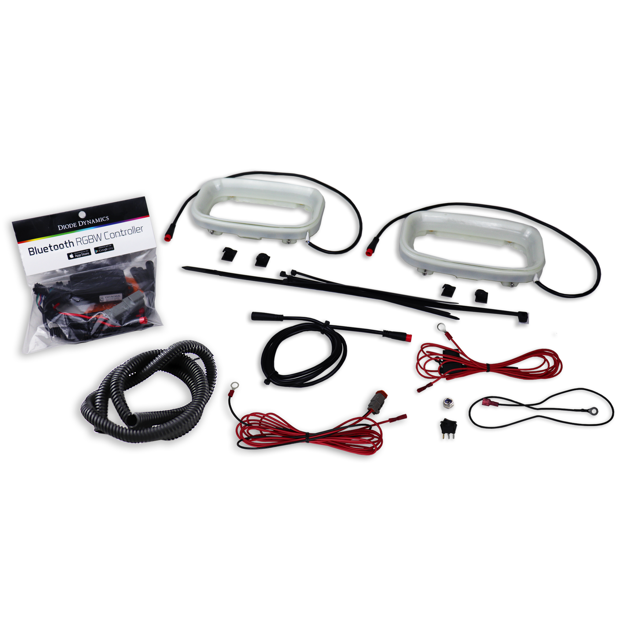 2018-2020+ Kia Stinger 3.3T Generation 4 Interchangeable BIG MOUTH "LIT KIT" | LIT Flares and Controller Only | Velossa Tech Design