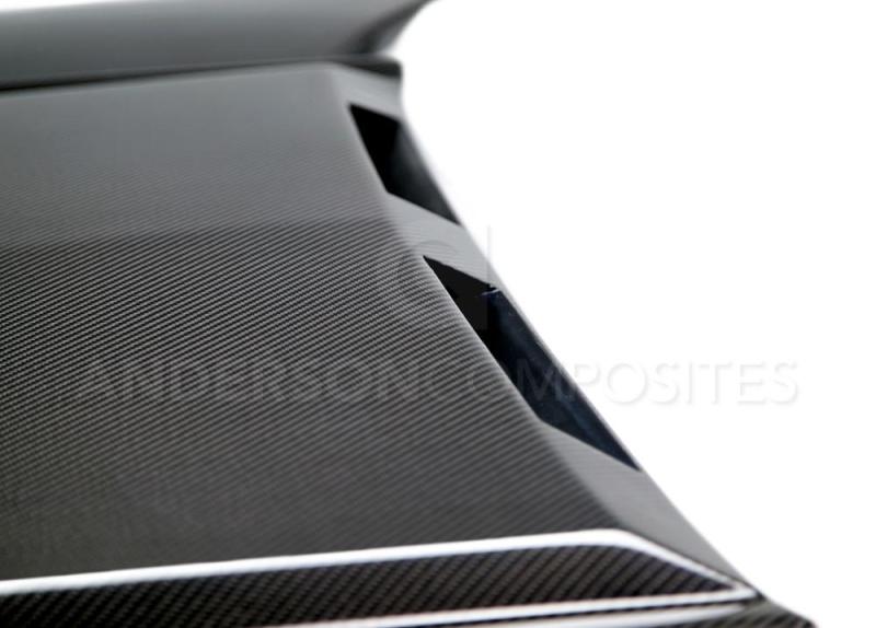 Anderson Composites 15-17 Ford Mustang (Excl. GT350/GT350R) Ram Air Double Sided Hood-thumbmail-5