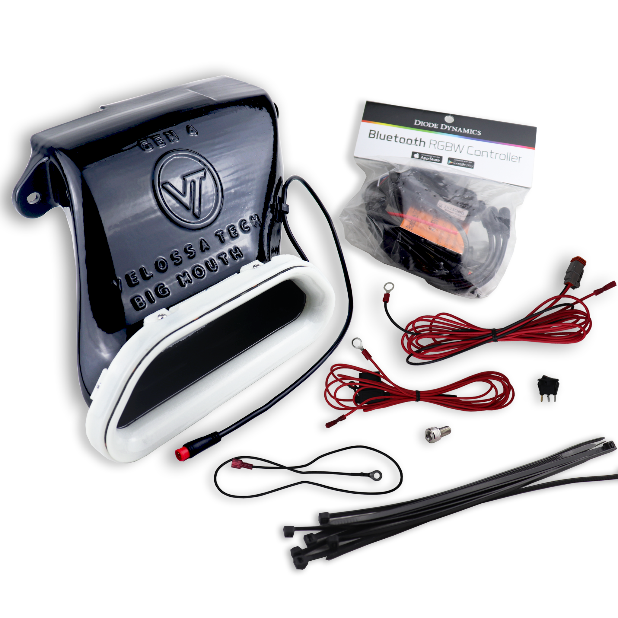 2019-2020 Hyundai Veloster N BIG MOUTH "LIT KIT" Ram Air Intake Snorkel | Velossa Tech Design