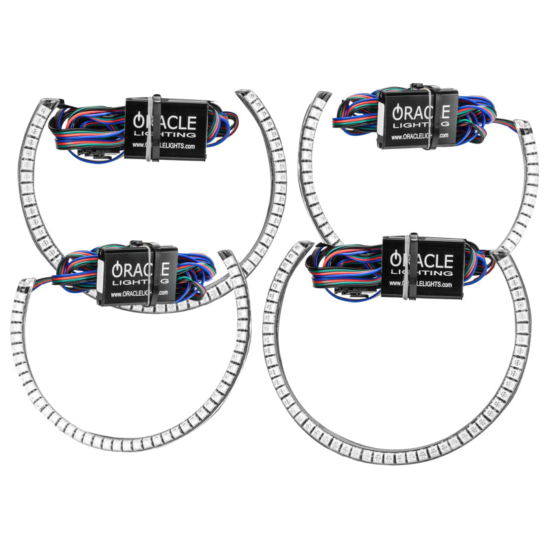 Oracle Dodge Challenger 15-21 LED Waterproof Halo Kit - ColorSHIFT w/o Controller-thumbmail-1