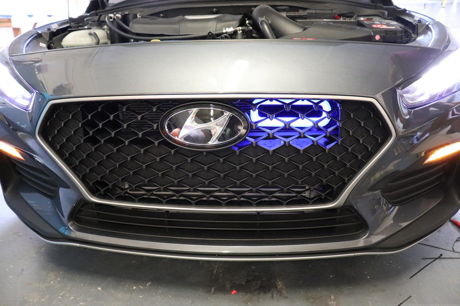 2018-2019 Hyundai Elantra GT, GT Sport and N-Line BIG MOUTH "LIT KIT" Ram Air Intake Snorkel | Velossa Tech Design