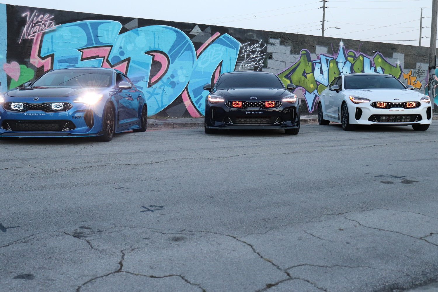 2018-2020+ Kia Stinger 3.3T Generation 4 Interchangeable BIG MOUTH "LIT KIT" | LIT Flares and Controller Only | Velossa Tech Design