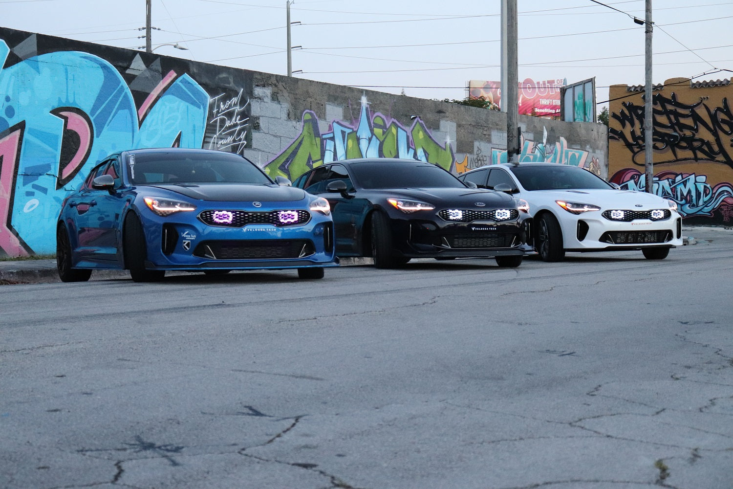 2018-2020+ Kia Stinger 3.3T Generation 4 Interchangeable BIG MOUTH "LIT KIT" | LIT Flares and Controller Only | Velossa Tech Design