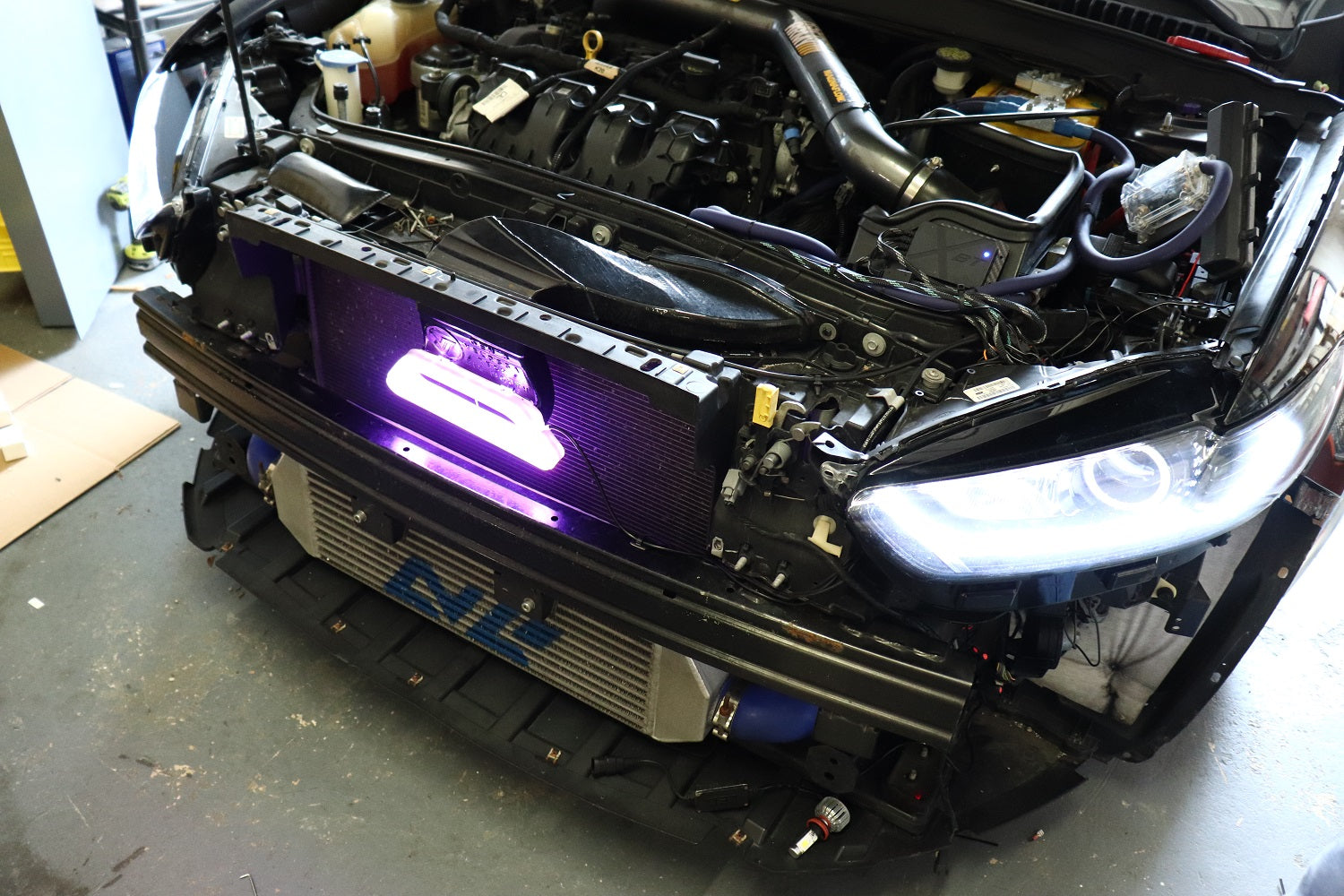 2013-2020 Ford Fusion (Gen 4 Lower Body ONLY) BIG MOUTH "LIT KIT" Ram Air Intake Snorkel (1.5L/1.6L/2.0L EcoBoost/2.5L/Sport)| Velossa Tech Design