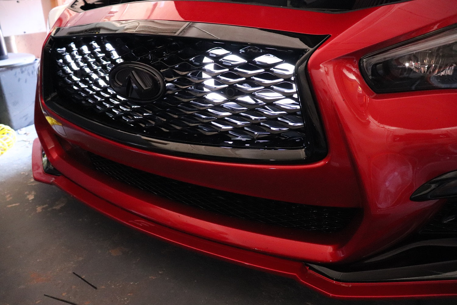 2016-2020+ Infiniti Q60 RedSport BIG MOUTH "LIT KIT" Ram Air Intake Snorkels | Velossa Tech Design