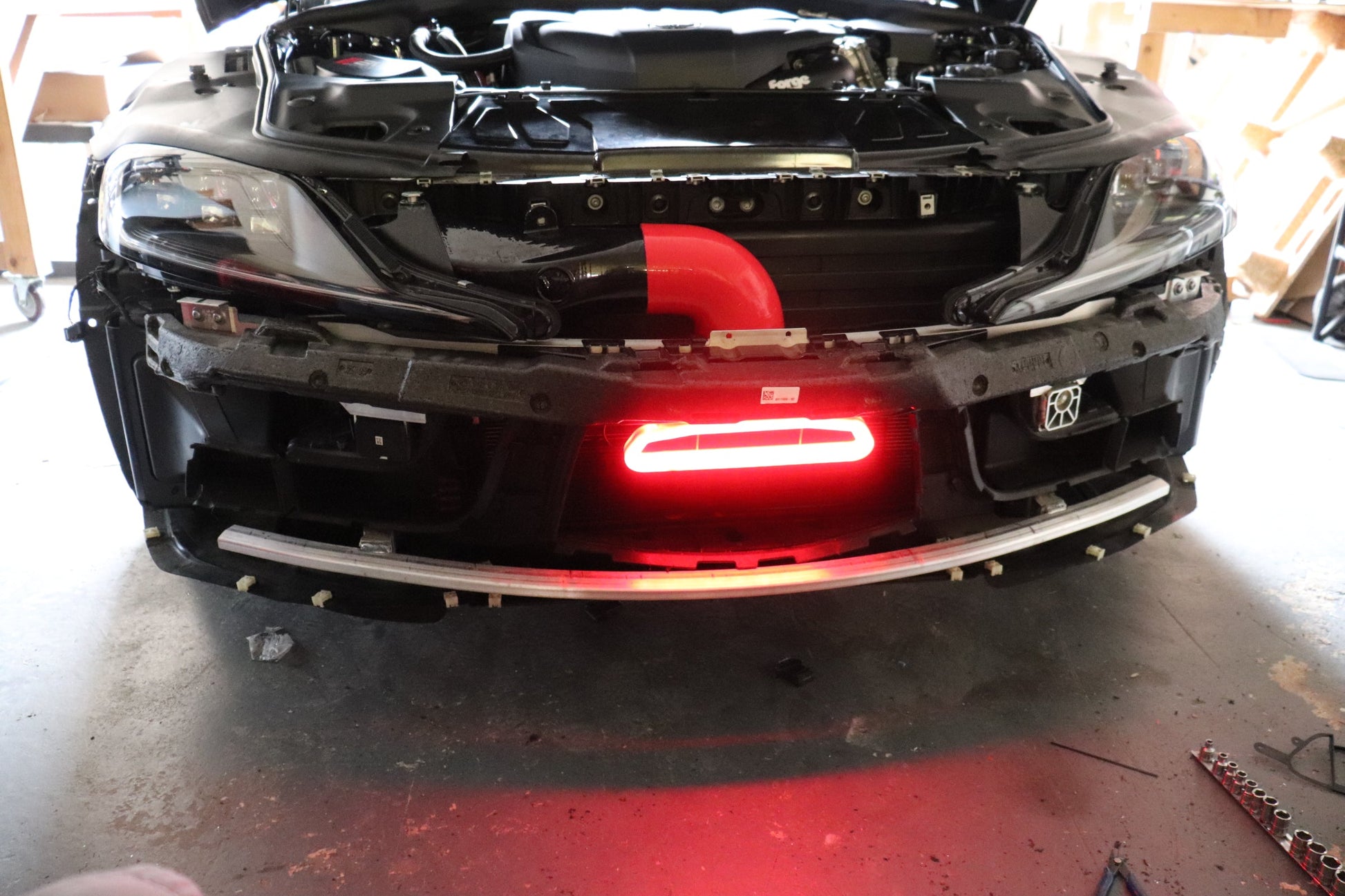 2020-2021+ Toyota Supra MK5 BIG MOUTH "LIT KIT" Ram Air Intake Snorkel | Velossa Tech Design