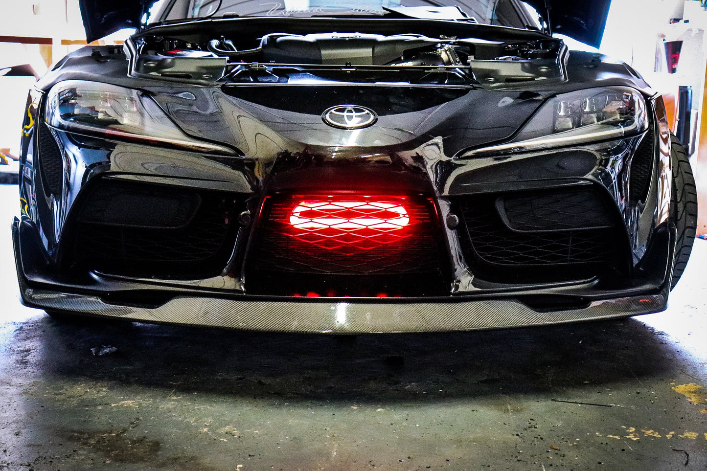 2020-2021+ Toyota Supra MK5 BIG MOUTH "LIT KIT" Ram Air Intake Snorkel | Velossa Tech Design