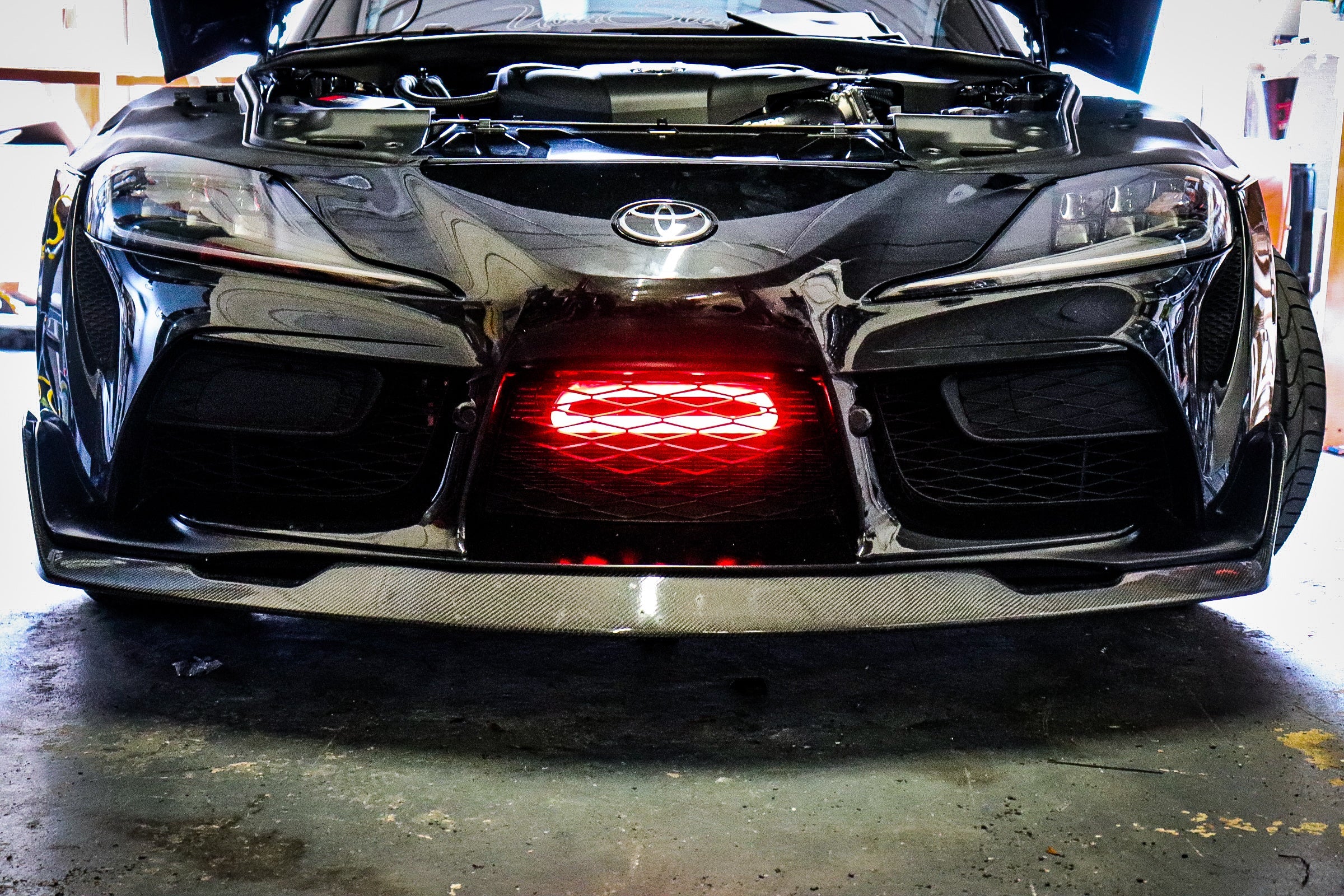 2020-2021+ Toyota Supra MK5 BIG MOUTH "LIT KIT" Ram Air Intake Snorkel | Velossa Tech Design