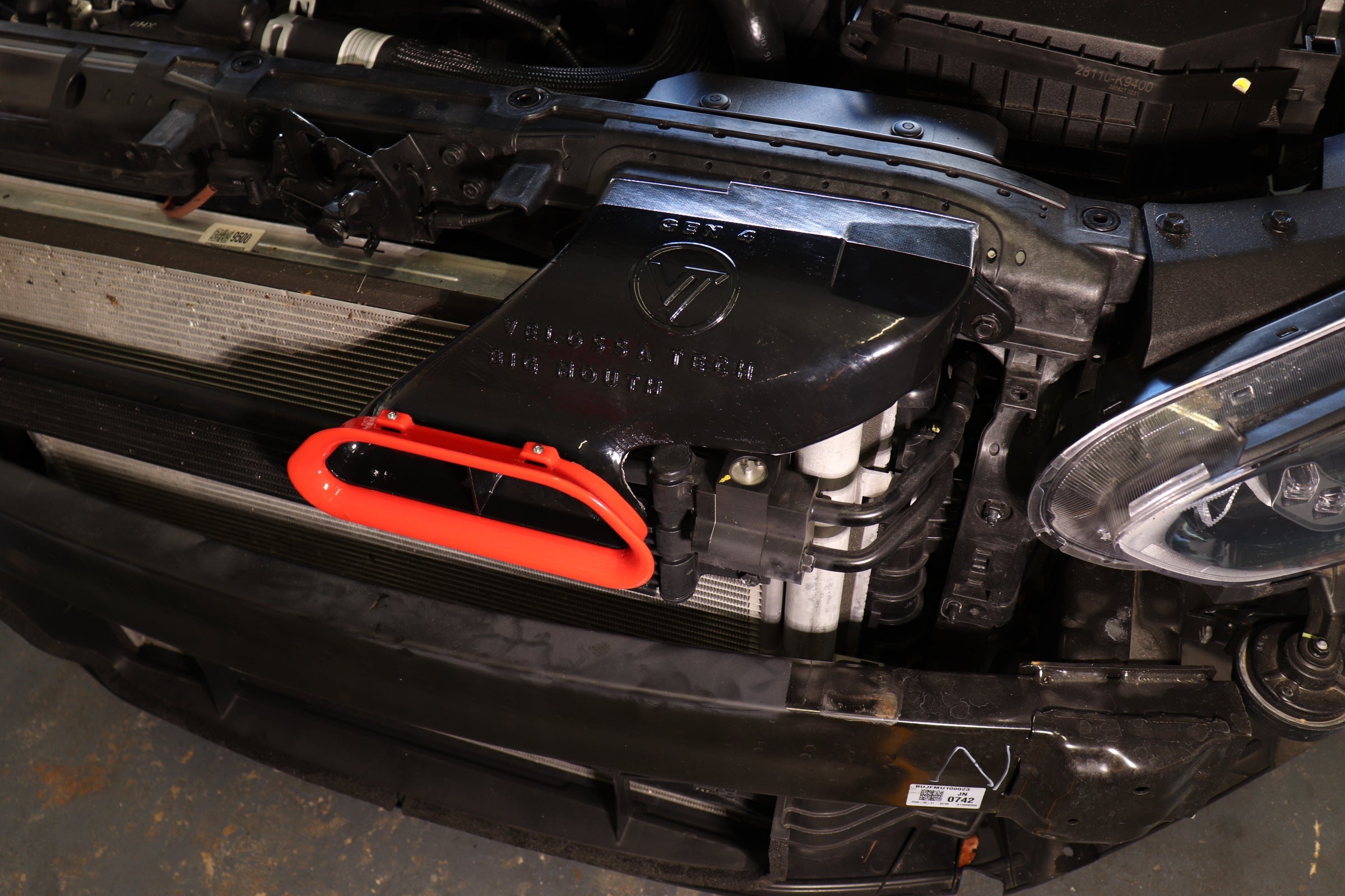 2021-2022 Hyundai Veloster N DCT BIG MOUTH Ram Air Intake Snorkel-thumbmail-3
