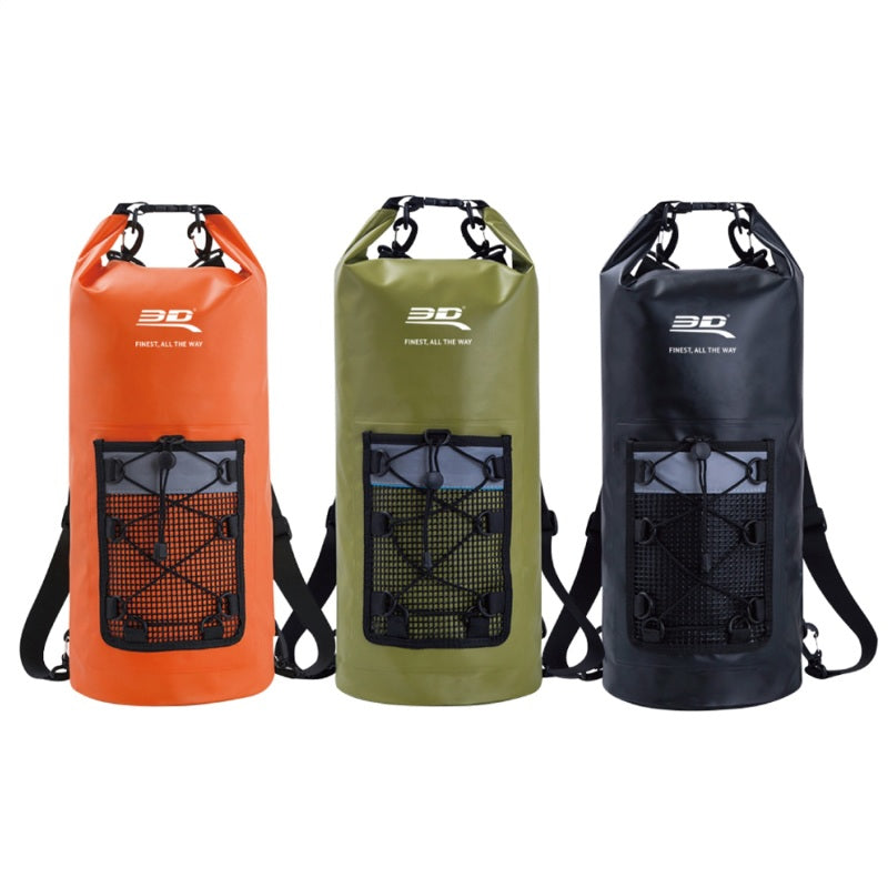 3D MAXpider Roll-Top Dry Bag Backpack - Black-thumbmail-5