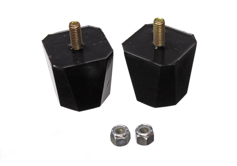 Energy Suspension Bump Stop 2in Tall 2in Square - Black-thumbmail-2