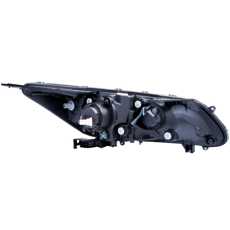ANZO 2013-2015 Honda Accord Projector Headlights w/ U-Bar Black-thumbmail-5