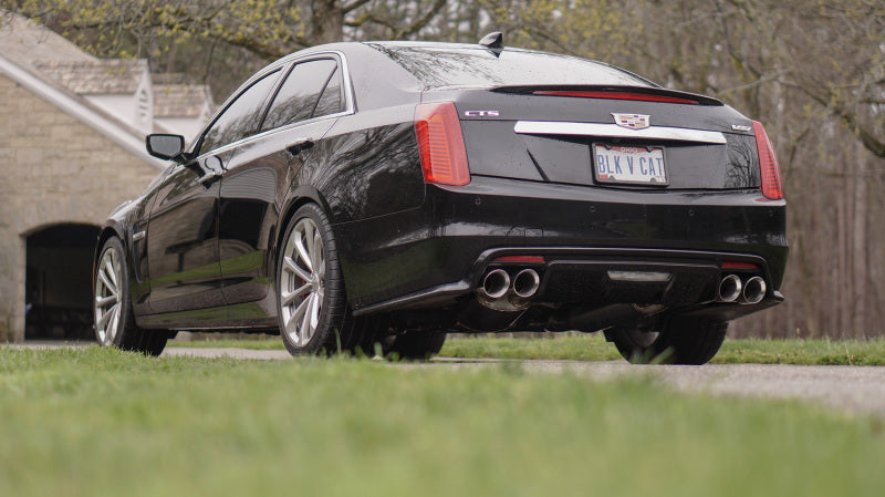 Stainless Works 2016-18 Cadillac CTS-V Sedan Axleback System Dual-Mode Turbo Mufflers 4in Tips-thumbmail-13