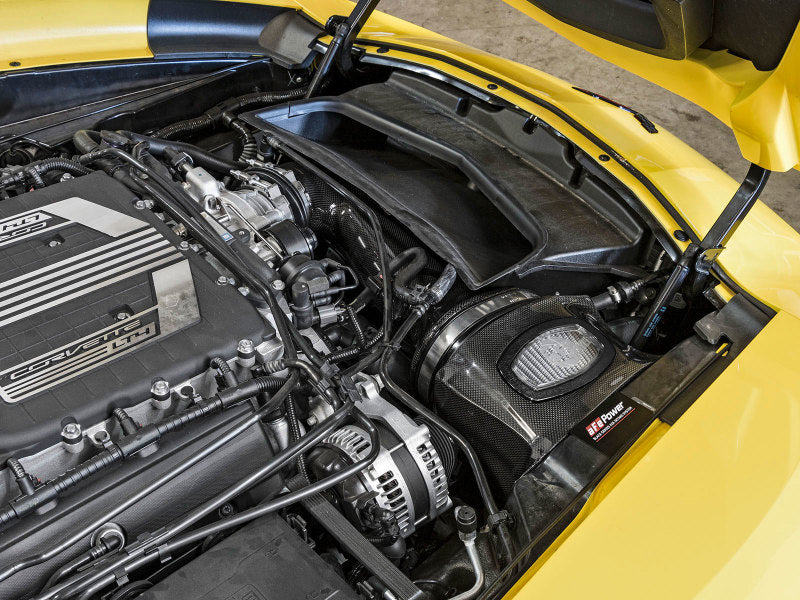 aFe Momentum Carbon Fiber Cold Air Intake System PDS/P5R 15-16 Chevrolet Corvette Z06 V8-6.2L-thumbmail-3