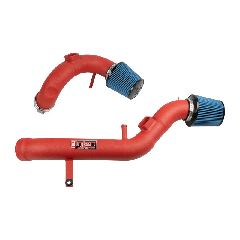 Injen 2015 M3/M4 3.0L Twin Turbo Wrinkle Red Short Ram 2pc. Intake System w/ MR Technology-thumbmail-4