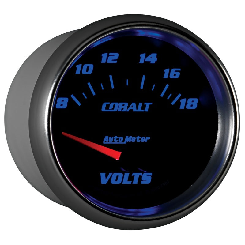 AutoMeter Gauge Voltmeter 2-5/8in. 18V Electric Cobalt-thumbmail-3
